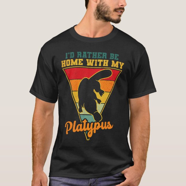 T-shirt Platype Australie Animal australien (Devant)