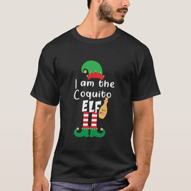 T-shirt Playa Serena Funny Noël Coquito ELF Funny Pue (Devant)