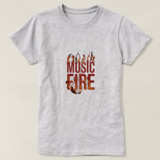 T-shirt Playera con cuello en V con punto de jersey T-Shir