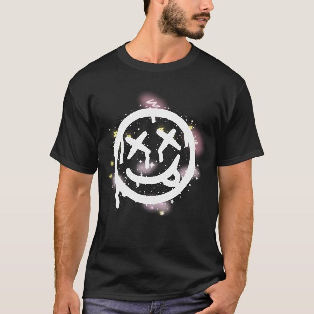 T-shirt Playera Feliz Horror Face  (Devant)