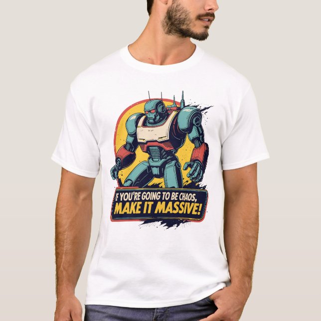 T-shirt Playera Si eres Caos... (Devant)