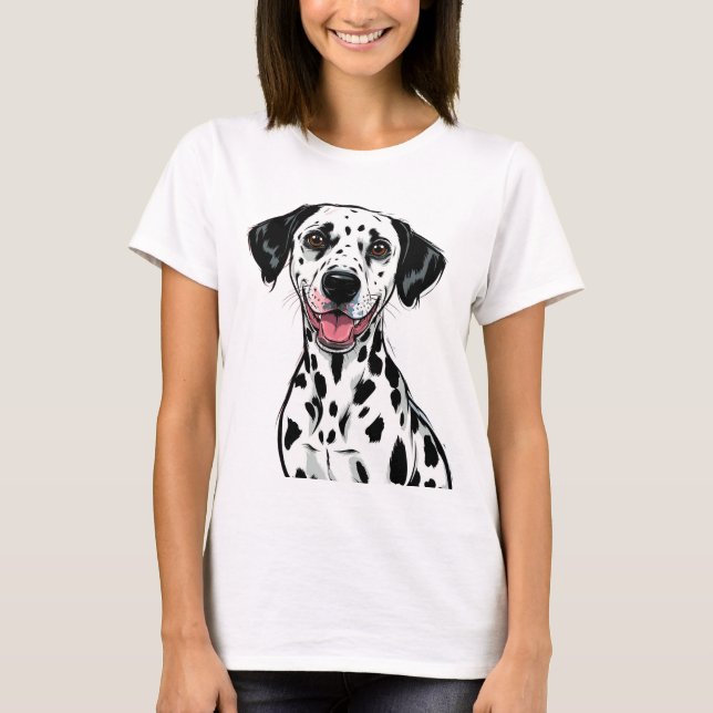 T-shirt Playful Dalmatian Puppy (Devant)