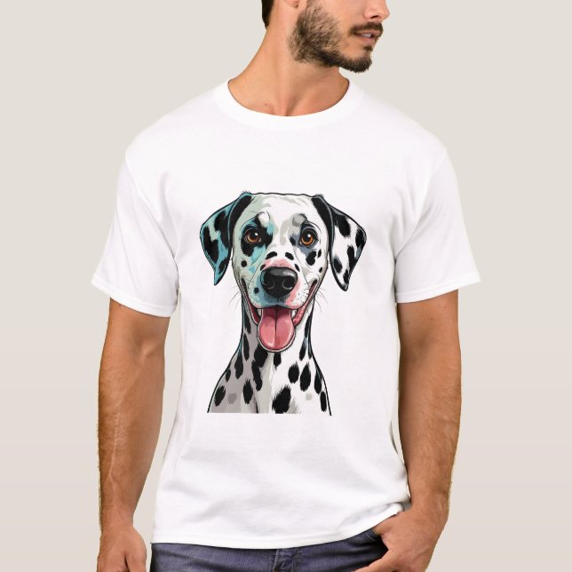 T-shirt Playful Dalmatian Puppy (Devant)
