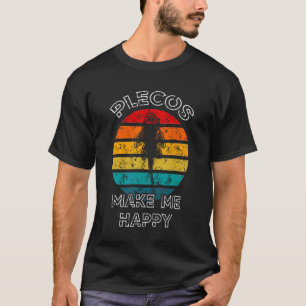 T-shirt Plecos Me Rendent Heureux Plecostomus Poisson Suce