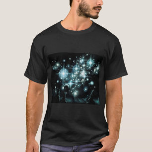 T-shirt Pléiades puis amas d'étoiles sombres
