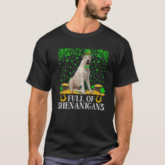 T-shirt Plein De Shenanigans Irlandais Wolfhound Chien St.