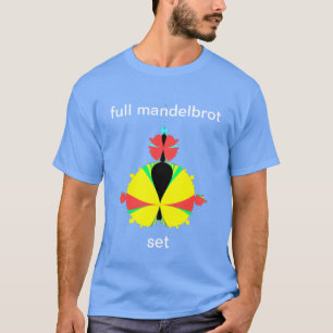 T-shirt plein mandelbrot set pop art
