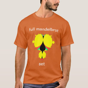 T-shirt plein mandelbrot set pop art