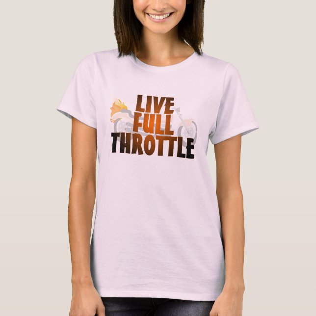 T-shirt pleine commande de puissance (Devant)