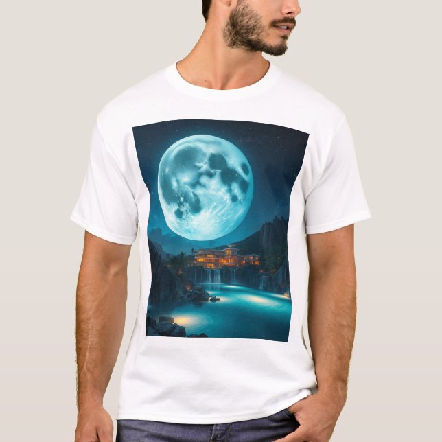 T-shirt Pleine lune Beach Hotel (Devant)