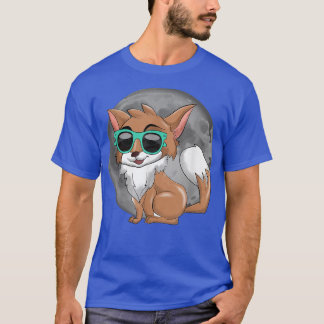 T-shirt Pleine lune Cool Lunettes de soleil Amoureux des a