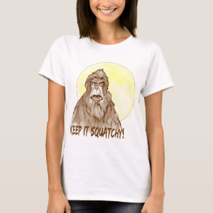 T-shirt Pleine lune GARDER L'INFORMATIQUE SQUATCHY - Bigfo