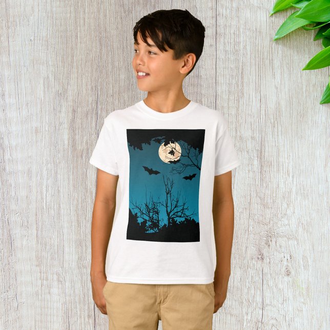T-shirt Pleine lune nocturne d'Halloween éffrayante et cha (Créateur téléchargé)