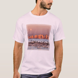 T-shirt Pleine lune sur San Diego