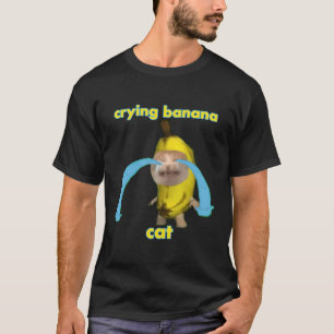T-shirt Pleurer un chat bananier