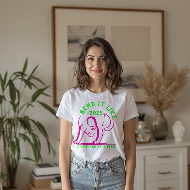 T-shirt Plier comme 2025 : Yoga Chat Fun Femmes (Créateur téléchargé)