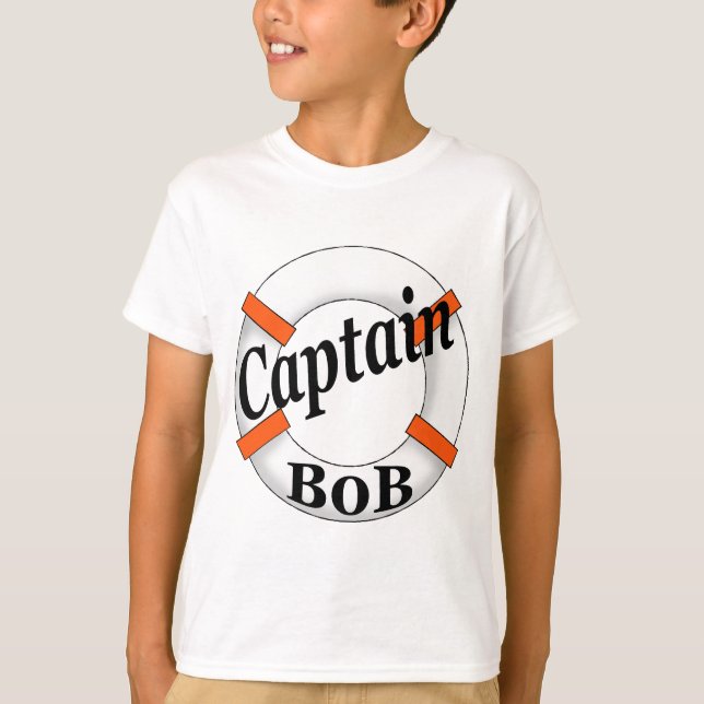 T-shirt plomb de capitaine (Devant)