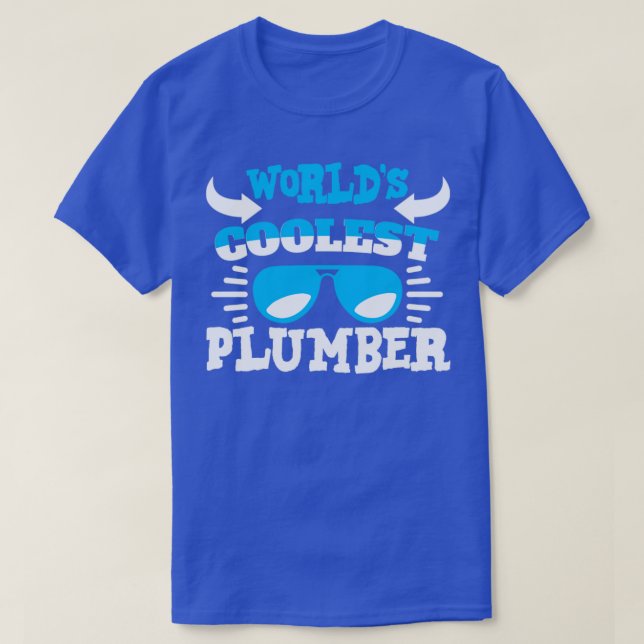 T-shirt Plomber le plus frais du monde (Design devant)