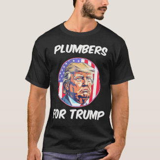 T-shirt Plombeurs Pour Trump Pro Trump - Président du drap