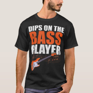 T-shirt Plonge Sur Le Bass Player Guitare Player Musicien