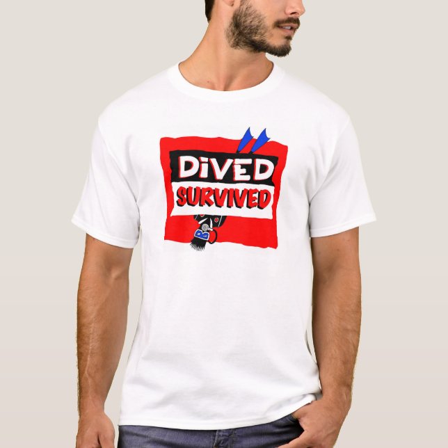 T-shirt Plongé survécu (Devant)