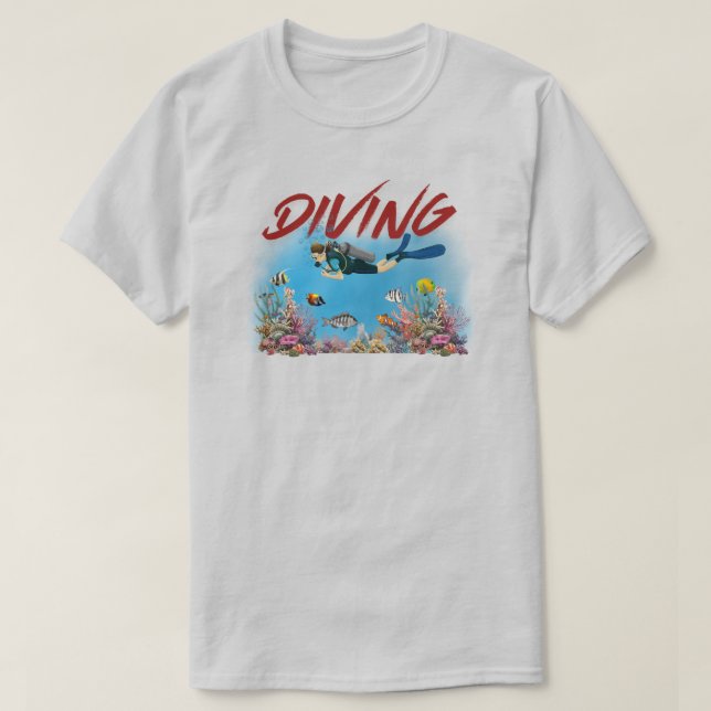 T-shirt plongée (Design devant)