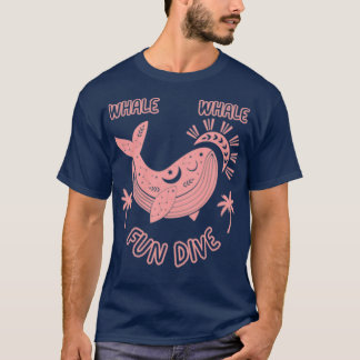 T-shirt Plongée amusante pour baleines No3