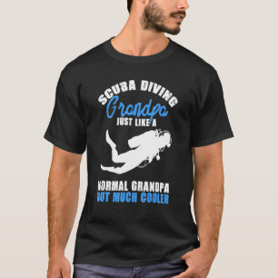 T-shirt Plongée avec tuba Grandpa Retraitée Plongée avec t
