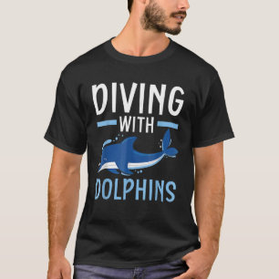T-shirt Plongée Avec Un Biologiste De Dolphin Marines Sous