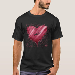 T-shirt Plongée dans l'eau Plongeur en scaphandre Nageur o