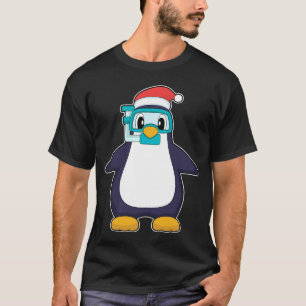 T-shirt Plongée de Noël de pingouin