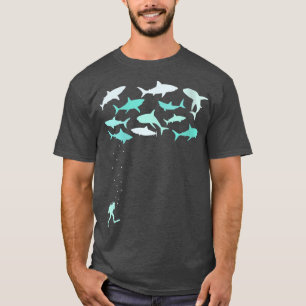 T-shirt Plongée de requins femmes Plongée Open Water Diver