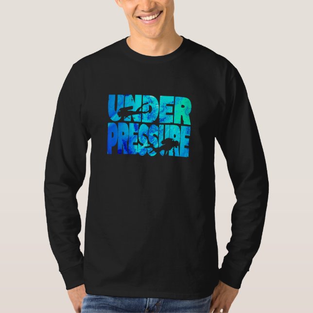T-shirt Plongée Deep Open Water Plongée Plongée Libre Plon (Devant)