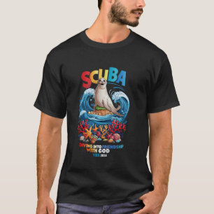 T-shirt Plongée en Apnée dans l'Amitié avec le VBS de Dieu
