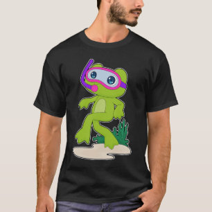 T-shirt Plongée en snorkel avec plongeur grenouille