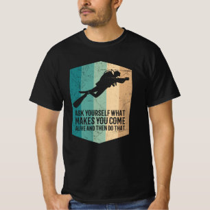 T-shirt Plongée Est Comme Voler Plongée Plongée Plongé