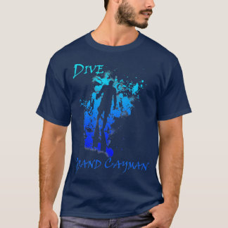 T-shirt Plongée Grand Cayman Antilles Vacances Plongée