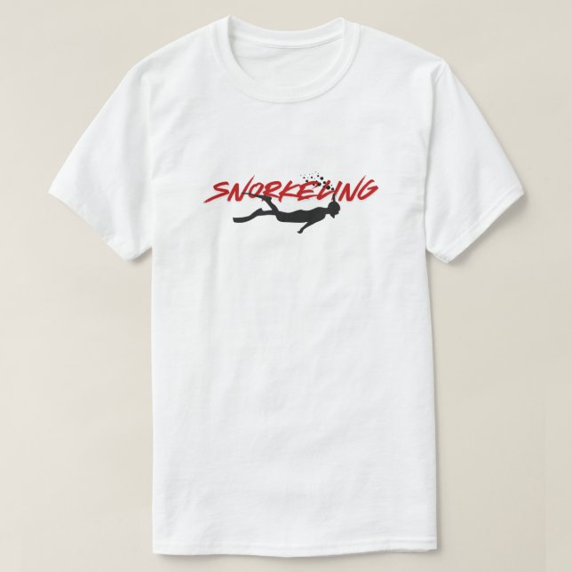 T-shirt plongée libre (Design devant)