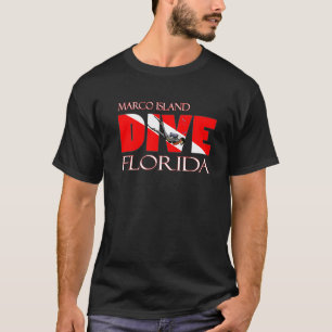 T-shirt Plongée Marco Island Floride Plongée sous-marine P