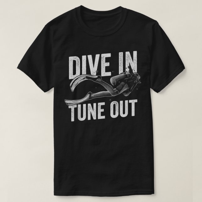 T-shirt Plongée plongée plongée plongée 18 (Design devant)
