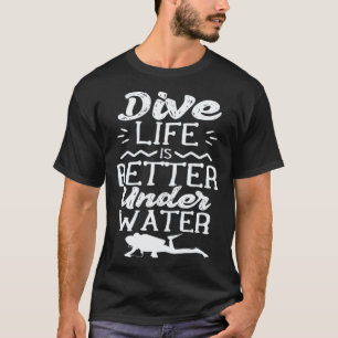 T-shirt Plongée Plongeurs Sous-Marins Plongeur Scaphandre