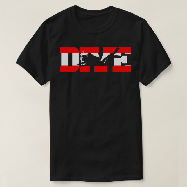 T-shirt Plongée profonde Plongée Plongée Plongée Plongée P (Design devant)
