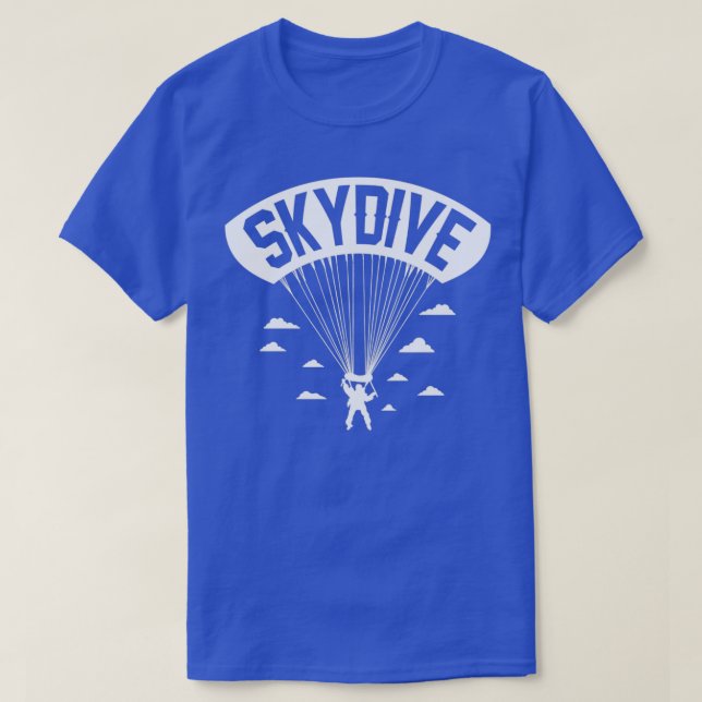 T-shirt Plongée Skydiver Plongée Skydive Parachoutine (Design devant)