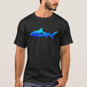 T-shirt Plongée sous l'eau Plongée Plongée Plongeur requin
