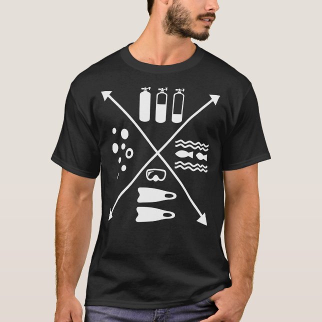 T-shirt Plongée sous-marine (Devant)