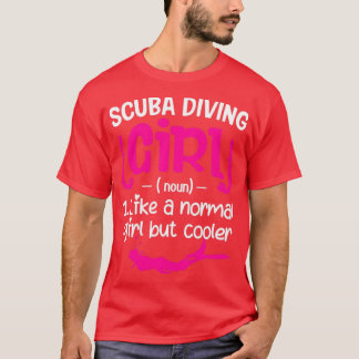 T-shirt Plongée Sous-Marine Comme Un Garçon Normal Mais Di