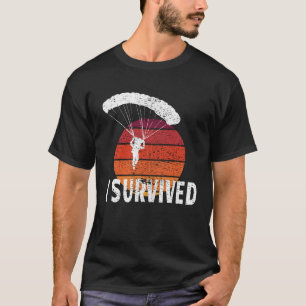 T-shirt Plongée sous-marine J'Ai Survécu Au Parachutage 