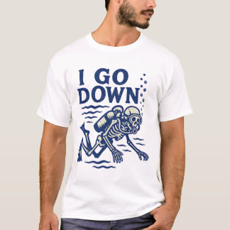 T-shirt Plongée sous-marine Je Descends