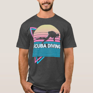 T-shirt Plongée sous-marine Plongée plongée Rétro