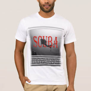 T-SHIRT PLONGÉE SOUS-MARINE PROFONDE FRAÎCHE DE PLONGEUR